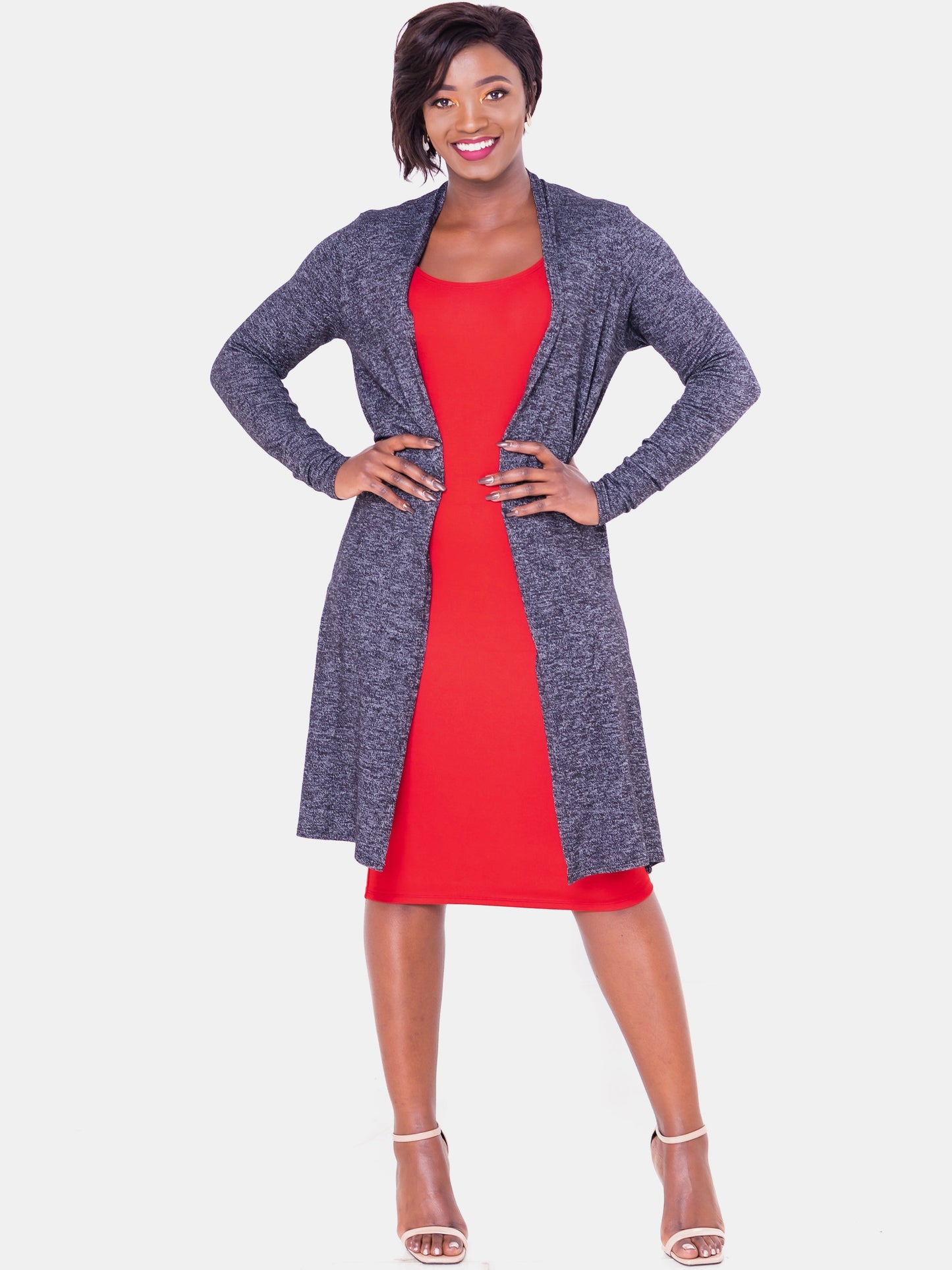 Vivo Basic Sweater Waterfall - Black