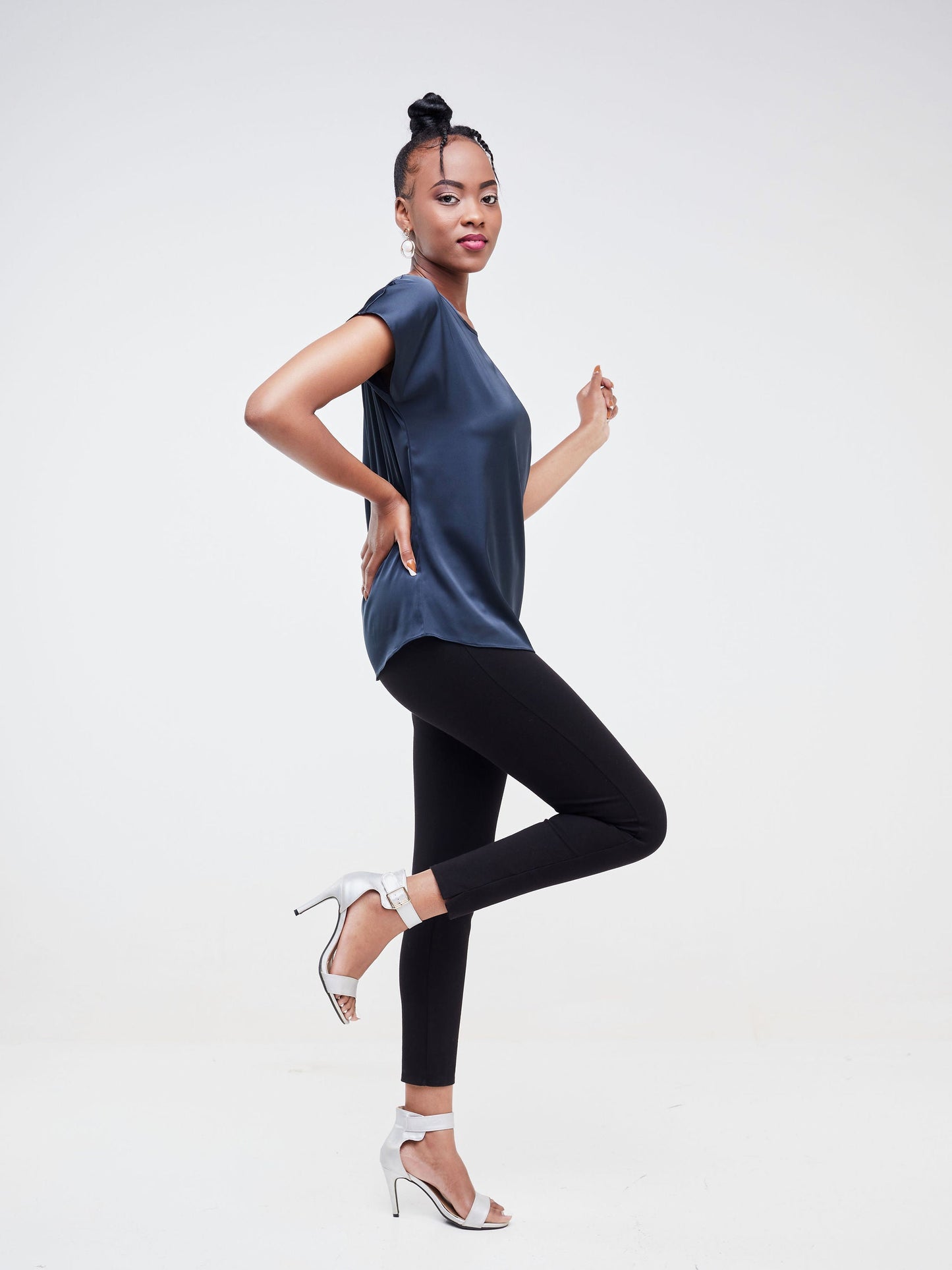 Vivo Thando Drop Shoulder Top - Dark Teal