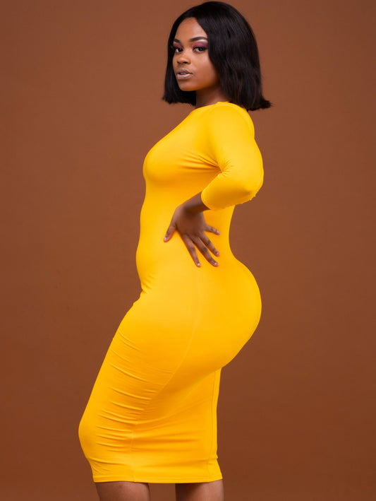 Vivo Sierra Bodycon - Yellow