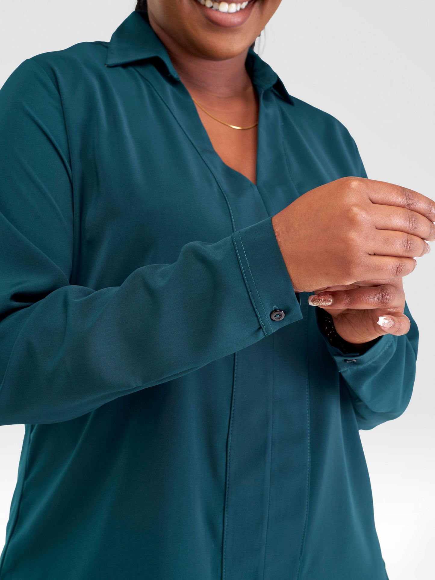 Vivo Ajani Blouse - Dark Green