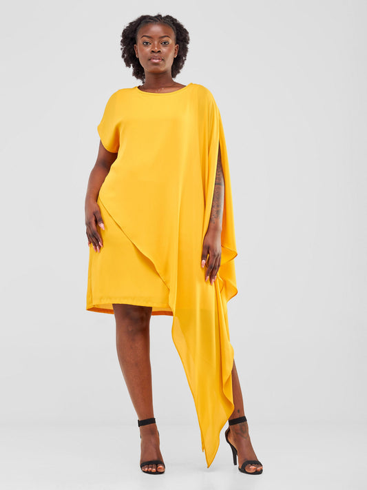 Vivo Sanyu Shift Dress - Mustard