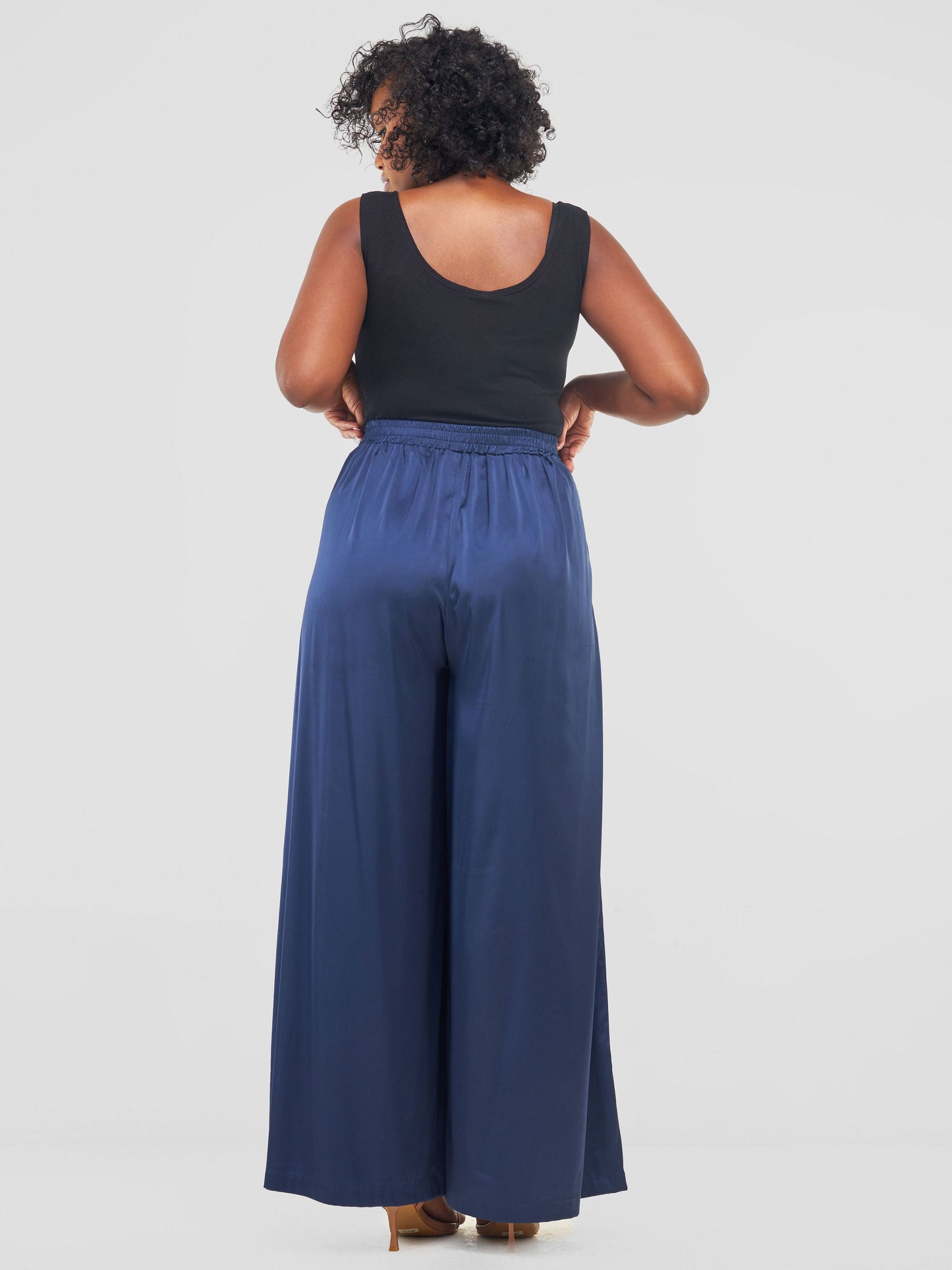 Vivo Sanyu Pleated Pants - Navy