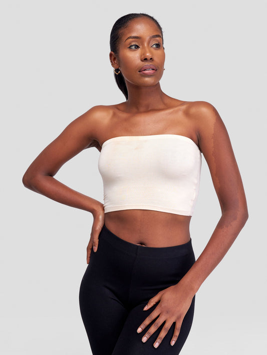 Zoya Basic Jersey Bandeau  - Buttermilk