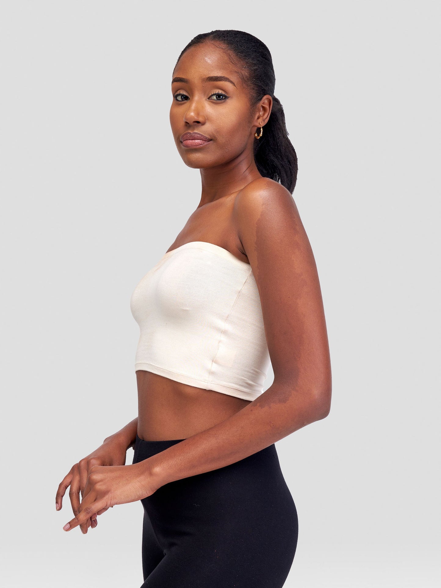 Zoya Basic Jersey Bandeau  - Buttermilk