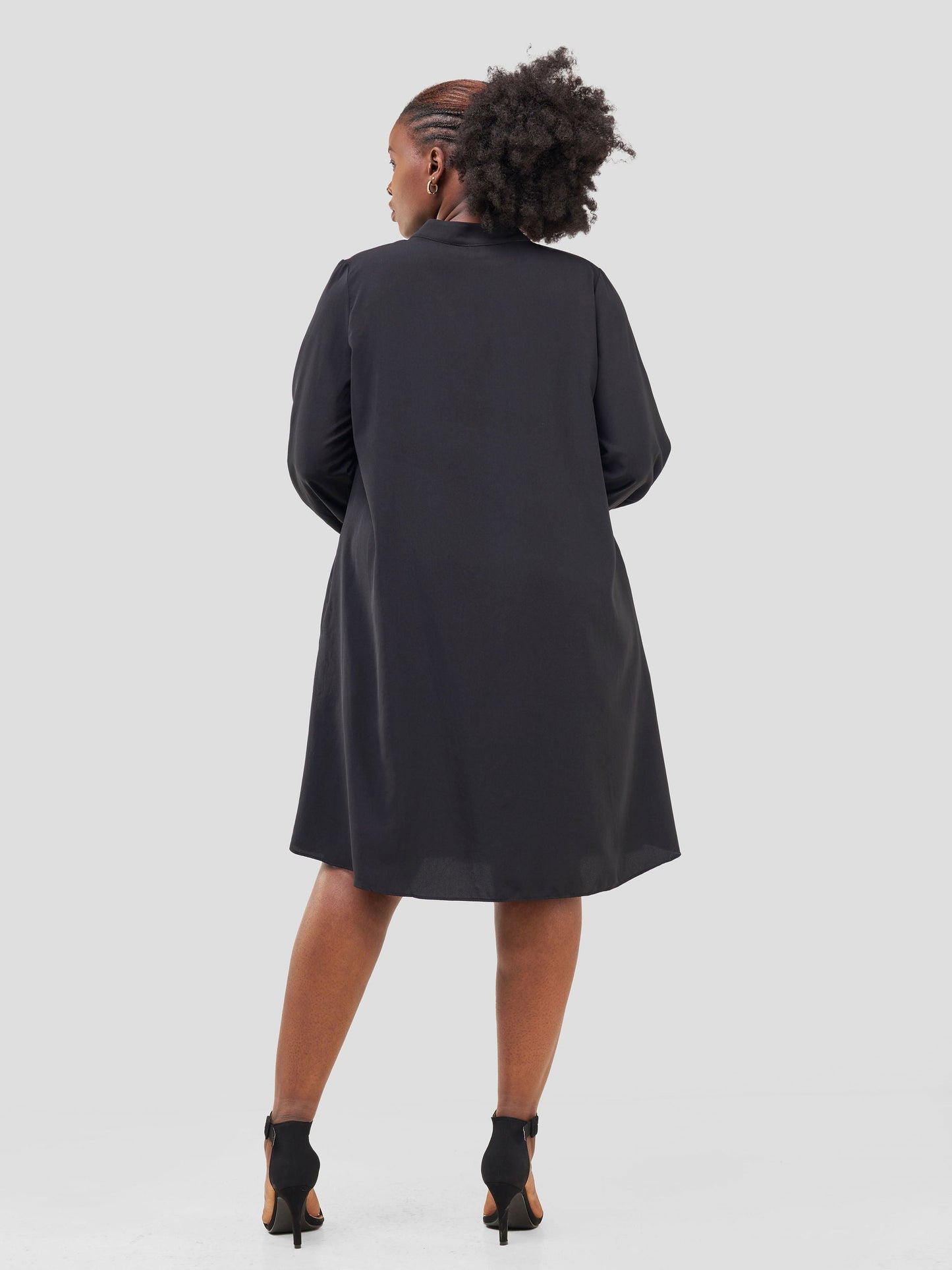 Vivo Jasiri Tent Shirt Dress - Black