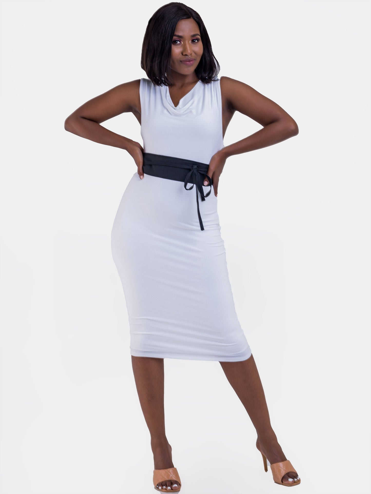 Vivo Basic Strappy Belt - Black