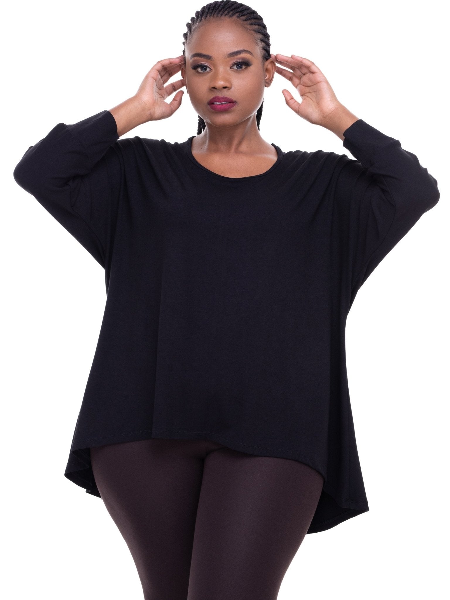 Vivo Basic EW Loose Top - Black - Shop Zetu Kenya