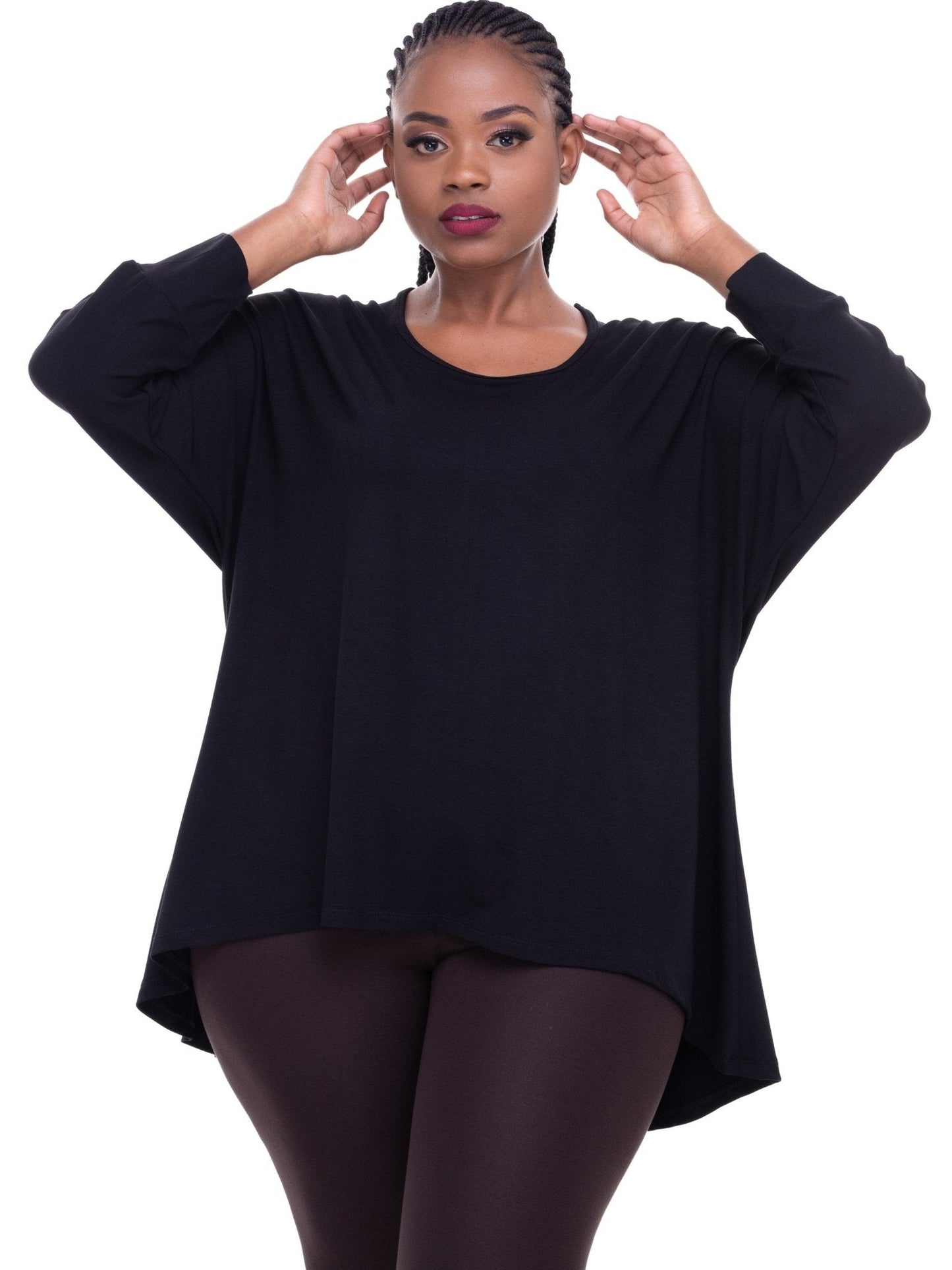 Vivo Basic EW Loose Top - Black - Shop Zetu Kenya