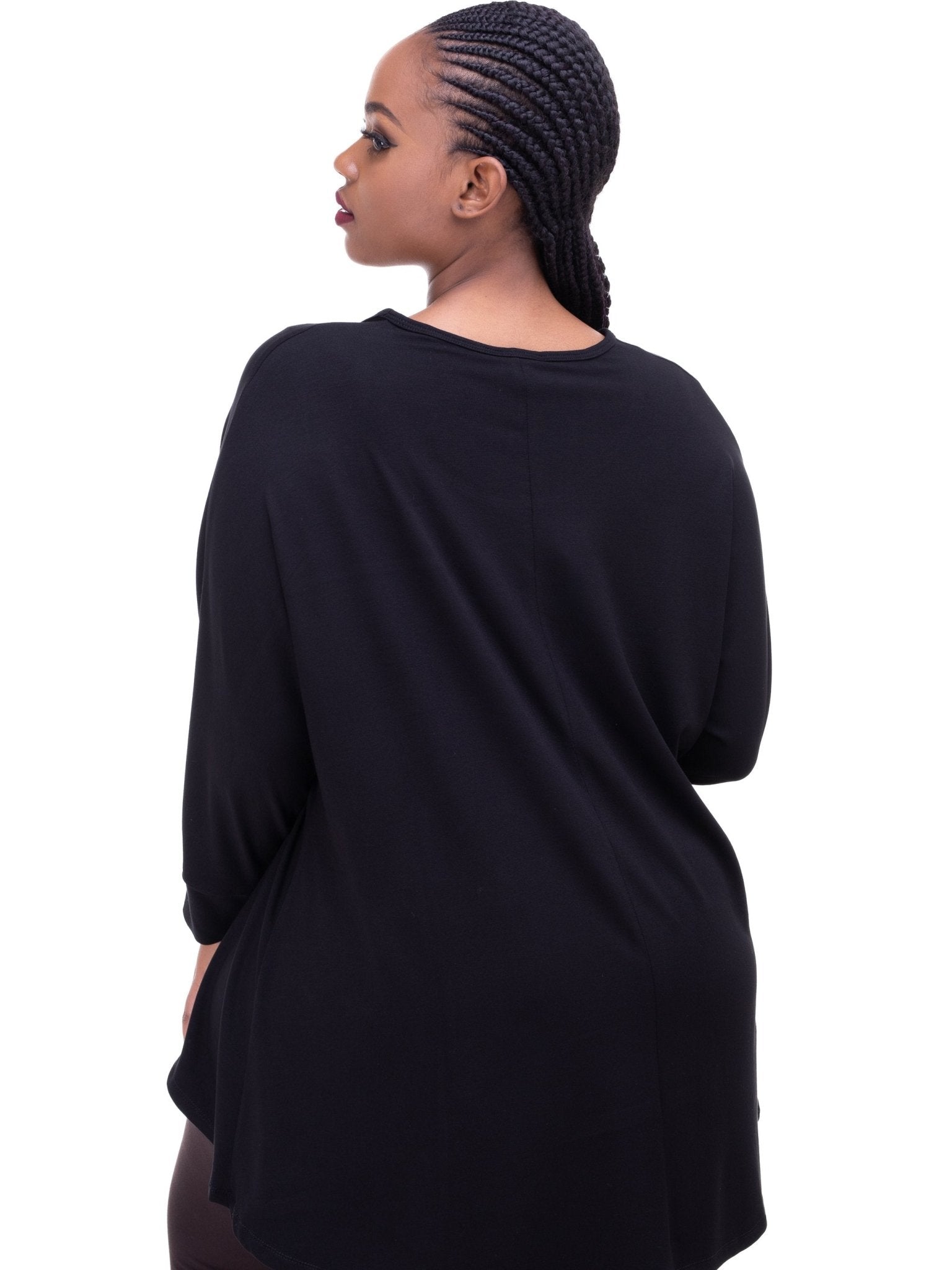 Vivo Basic EW Loose Top - Black - Shop Zetu Kenya