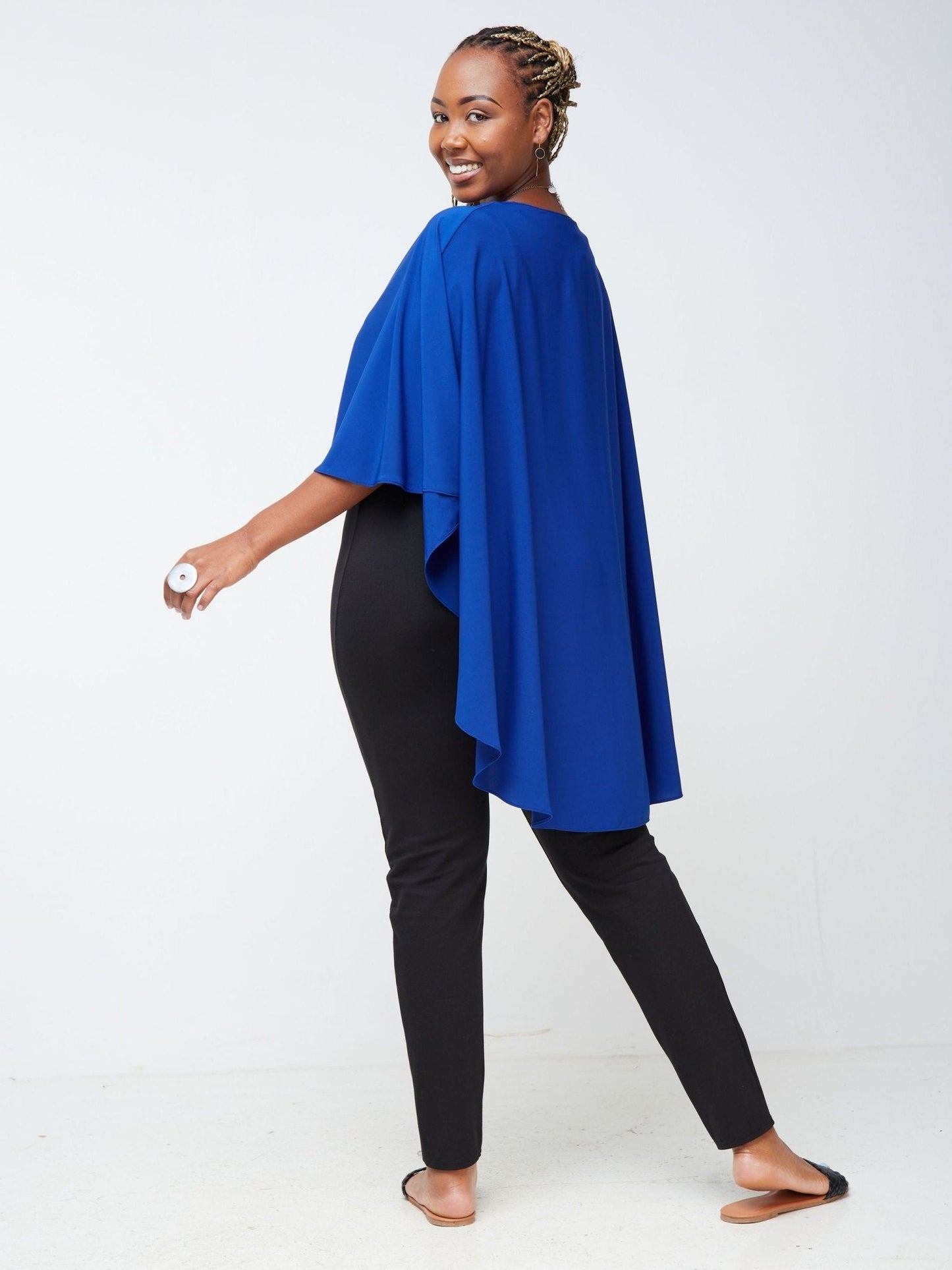 Vivo Sana Cape Top - Royal Blue - Shop Zetu Kenya