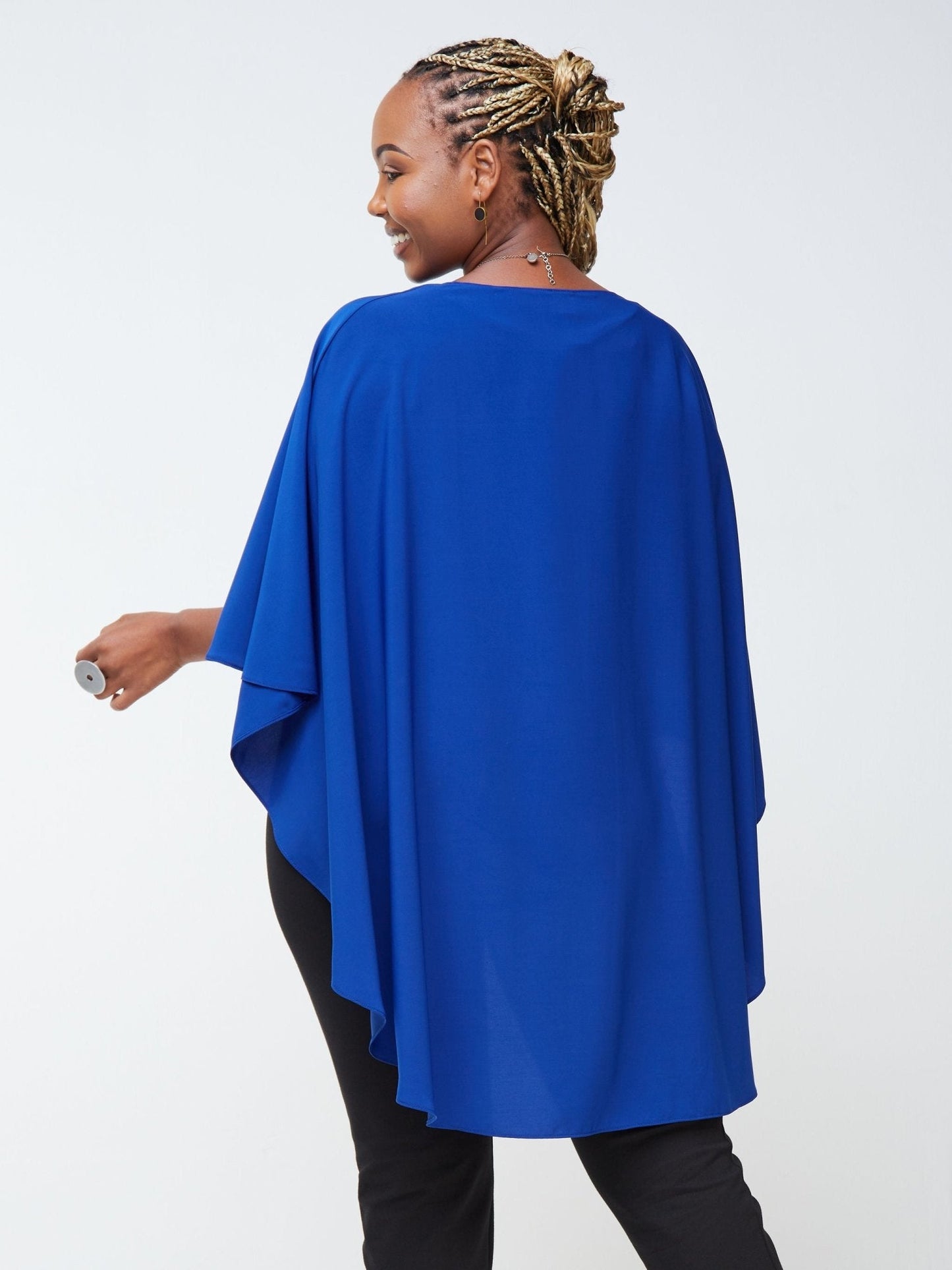 Vivo Sana Cape Top - Royal Blue - Shop Zetu Kenya